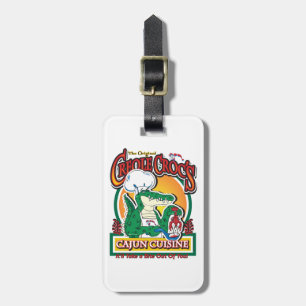 Étiquette À Bagage Mardi Gras Cajun Crocodile