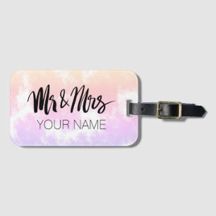 Étiquette À Bagage Marque à bagages pour les jeunes mariés