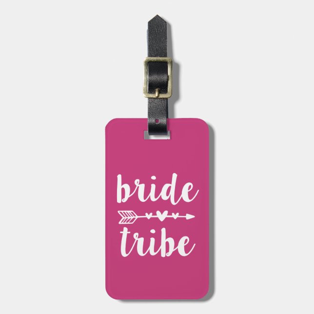 Étiquette À Bagage Marque de bagage femme de la Bride Tribe (Devant Vertical)