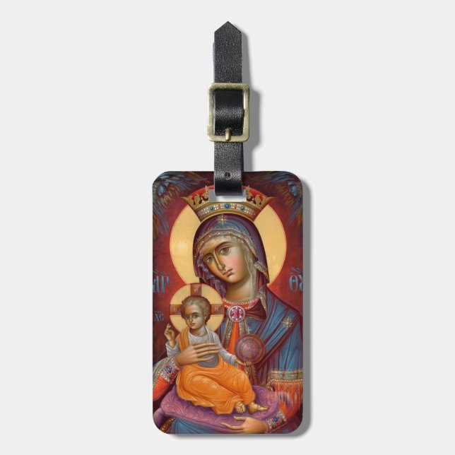 Étiquette À Bagage Mary - THEOTOKOS (Devant Vertical)