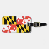 Maryland Flag Numéro de bagage personnalisé