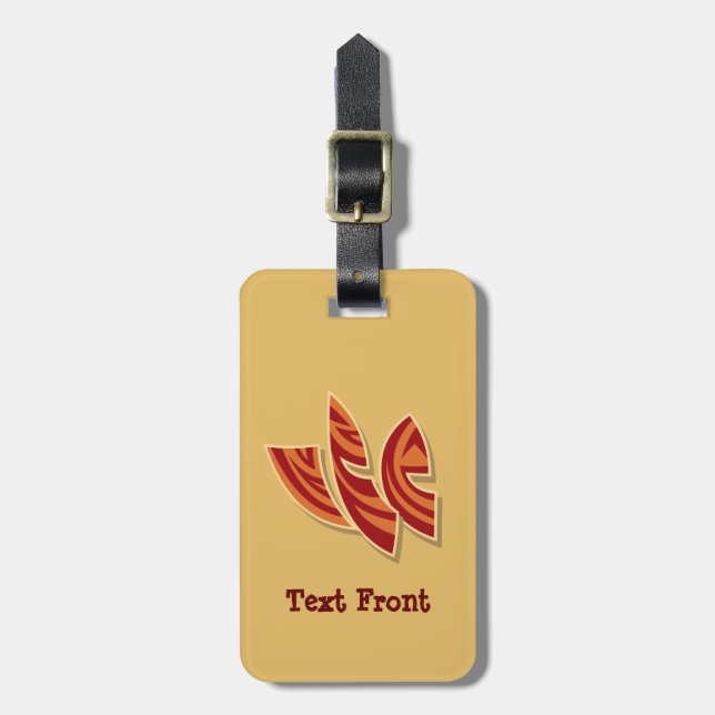 Étiquette À Bagage Masques africains (Devant Vertical)