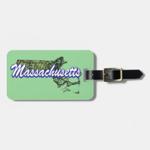 Étiquette À Bagage Massachusetts