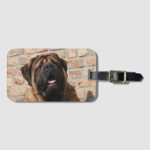 Étiquette À Bagage Mastiff anglais