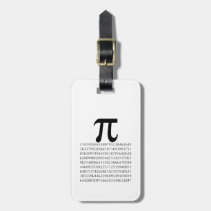 Étiquette À Bagage maths de pi