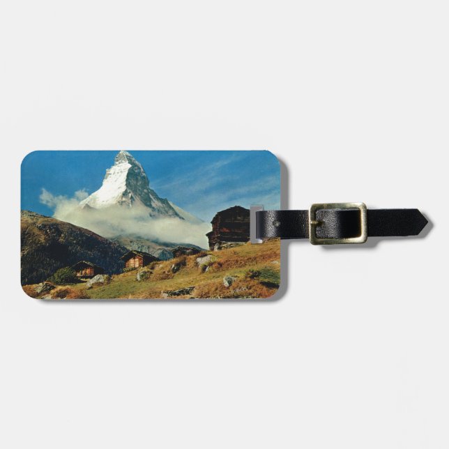Étiquette À Bagage Matterhorn, Zermatt, Suisse (Devant horizontal)