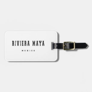 Étiquette À Bagage Maya Mexique de la Riviera