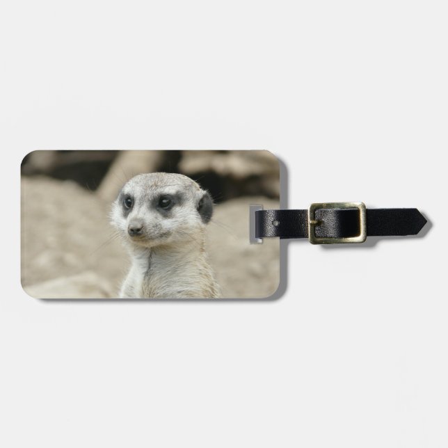 Étiquette À Bagage Meerkat (Devant horizontal)