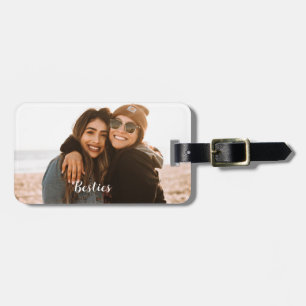 Étiquette À Bagage Meilleur Ami Besties Photo personnalisée