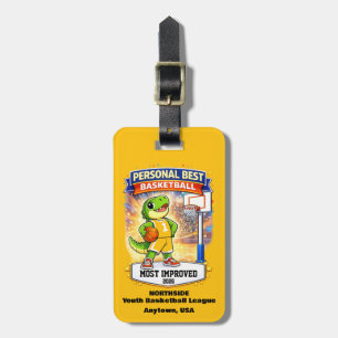 Étiquette À Bagage Meilleur rendement jeunesse basketball Récompens