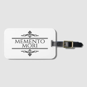 Étiquette À Bagage Memento Mori