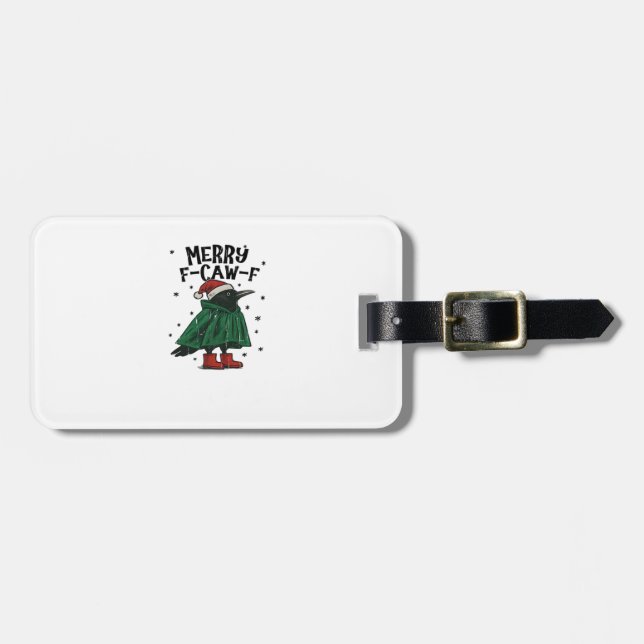 Étiquette À Bagage Merry F-Caw-F Essential Minimal Clean (Devant horizontal)