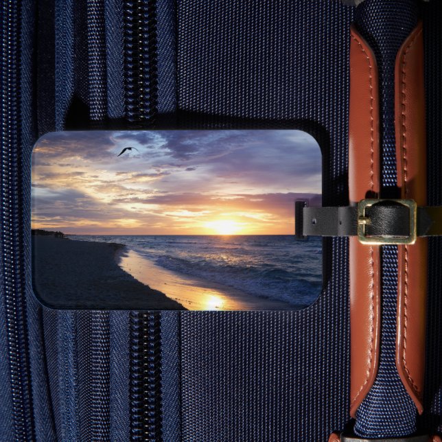 Étiquette À Bagage Mexique Sunrise (Insitu Rectoal 4)