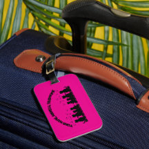 miaulements Personnaliser , Étiquette de bagage