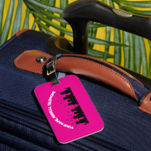 Étiquette À Bagage miaulements Personnaliser , Étiquette de bagage