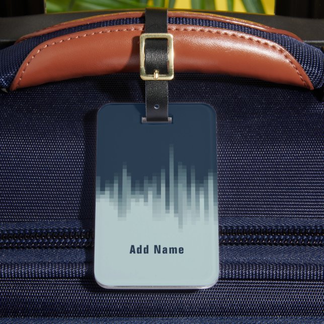 Étiquette À Bagage Midnight Blue - Personnalisable ! (Insitu Rectoal 2)