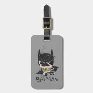 Étiquette À Bagage Mini classique Batman Sketch