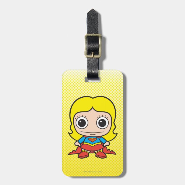 Étiquette À Bagage Mini Supergirl (Devant Vertical)