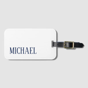 Étiquette À Bagage Minimaliste Professionnel Moderne Élégant