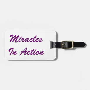 Étiquette À Bagage Miracles dans l'action