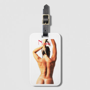 Étiquette À Bagage Modèle de fitness Tanlines Thunder_Cove