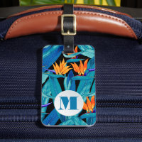 Modèle floral monogramme