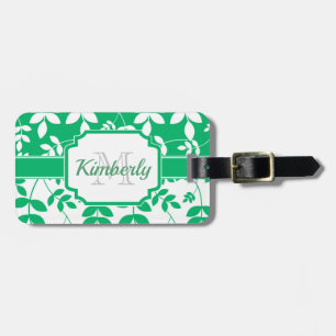 Étiquette À Bagage Modèle floral mou