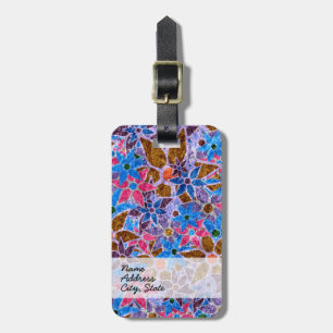 Étiquette À Bagage Modèle Floral tendance Vintage #5