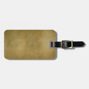 Étiquette À Bagage Modèle personnalisé par parchemin bronzage Brown