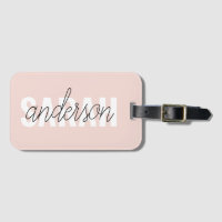 Moderne Pastel Rose Beauté Personnalisée Vous Nom