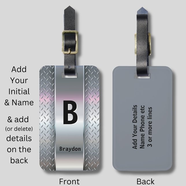 Étiquette À Bagage Modifier l'ajout initial (supprimer) Nom Metal Shi (Créateur téléchargé)