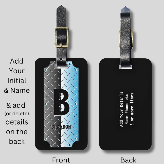 Étiquette À Bagage Modifier le nom initial, ajouter (supprimer), méta (Créateur téléchargé)