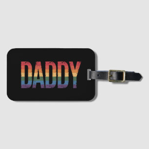 Étiquette À Bagage Mois de la fierté gay de Papa Fête des pères LGBTQ