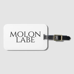 Étiquette À Bagage Molon Labe