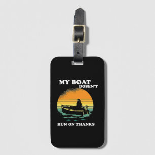 Étiquette À Bagage Mon bateau ne fonctionne pas grâce
