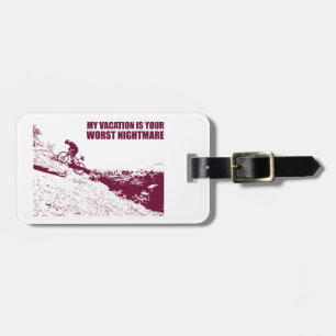 Étiquette À Bagage Mon Vacance Est Votre Pire Cauchemar