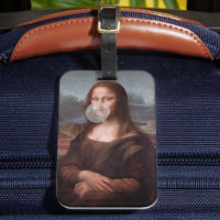 Mona Lisa souffle de bulle grise gomme