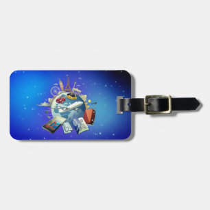 Étiquette À Bagage Monde