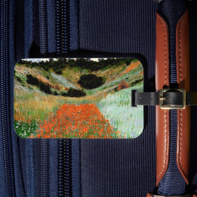 Étiquette À Bagage Monet - Champ de pavot dans un creux près de Giver (Insitu Rectoal 4)