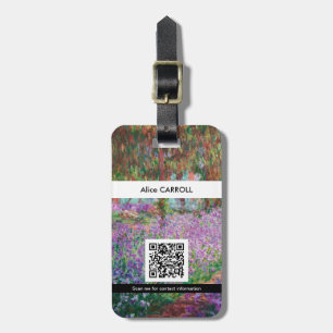 Étiquette À Bagage Monet - Jardin de l'artiste à Giverny - QR Code