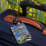 Étiquette À Bagage Monet - Water Lilies, 1916,<br><div class="desc">Claude Monet célèbre peinture,  Water Lilies,  1916</div>