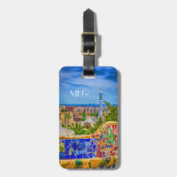 Monogram Barcelona Parc Guell Europe Photo Moderne