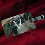 Étiquette À Bagage Monogramme Abstrait Glitterie Or Glam Faux<br><div class="desc">Cette étiquette de bagage personnalisée a été conçue avec un abstrait arrière - plan moderne de glam accentué d'éléments de glitterie faux or, ce qui en fait un accessoire élégant et moderne. Le texte est entièrement modifiable. Utilisez l'option Personnaliser pour apporter des modifications. Utilisez l'outil Modifier la conception pour effectuer...</div>