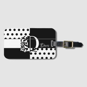 Étiquette À Bagage Monogramme D