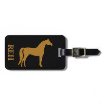 Monogramme DIY Cheval en Or Mat sur Toutes les Cou