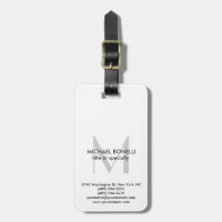 Monogramme gris vertical noir blanc