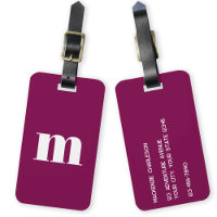 Monogramme moderne initial