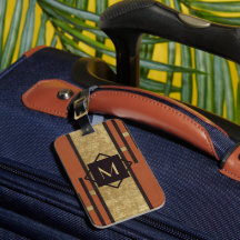 Monogramme personnalisé Art déco noir et or