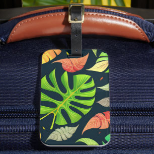 Étiquette À Bagage Monstera Fall