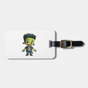Étiquette À Bagage Monstre de Frankenstein � Chemise de dessin animé